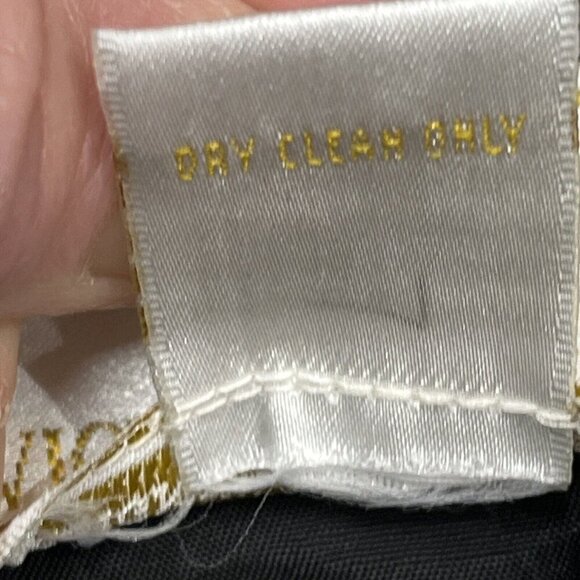 Vintage Vie By Victoria Top Womens 6 Black Silver Metallic Babydoll Whimsigoth - Picture 8 of 8